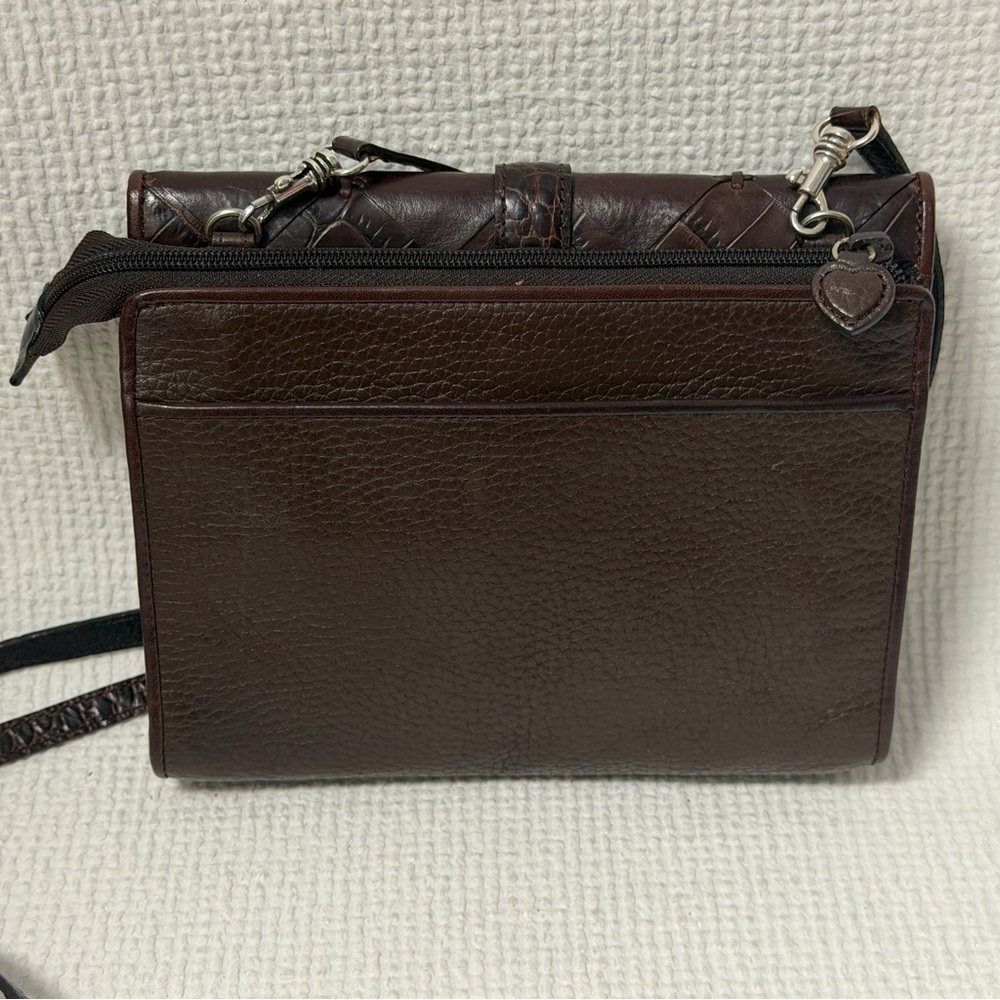 BRIGHTON Brown Crossbody
Purse Foldout Wallet - Picture 3 of 7